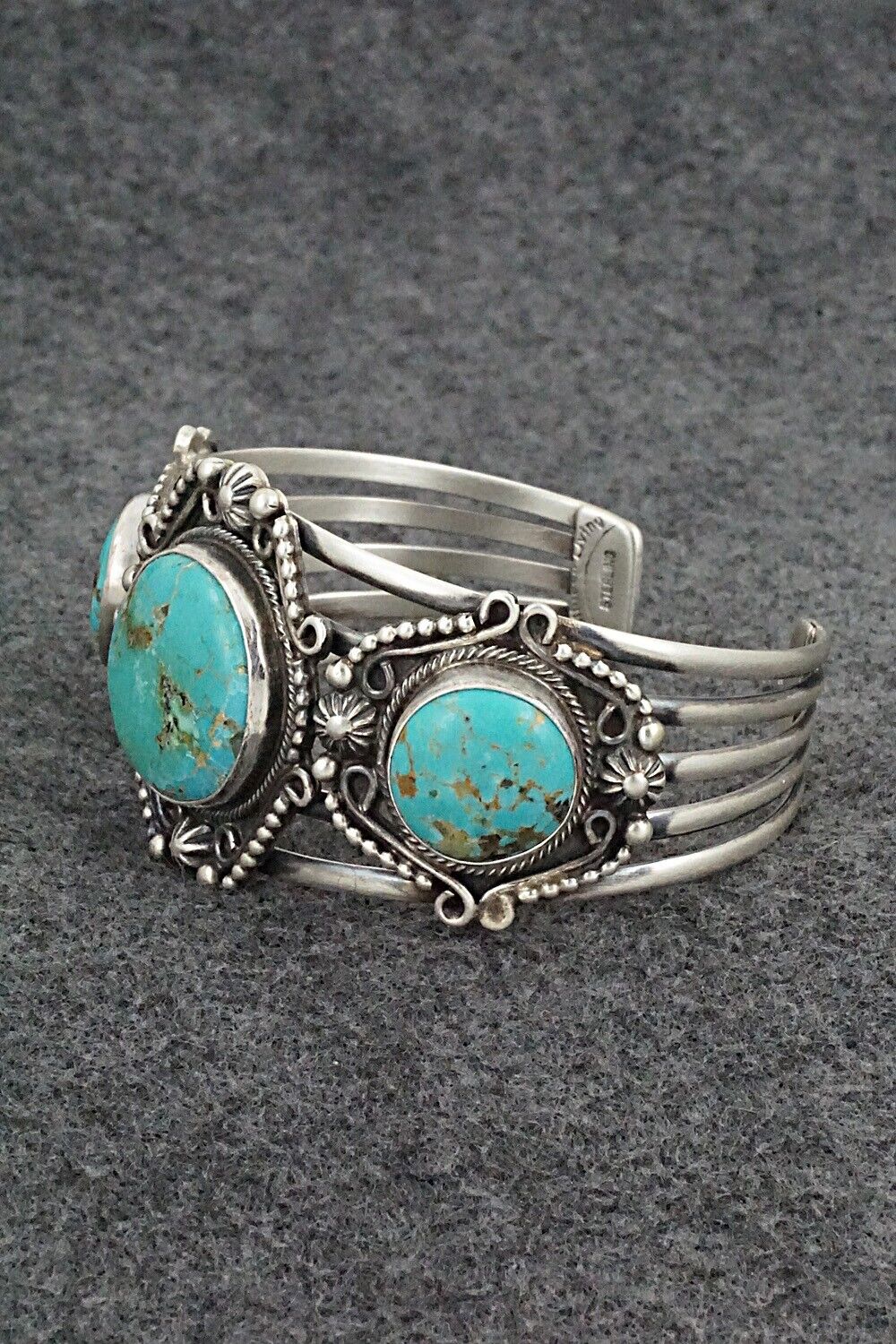 Turquoise & Sterling Silver Bracelet - Kathleen Livingston