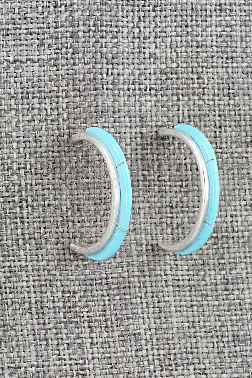 Turquoise & Sterling Silver Earrings - Bevis Massie