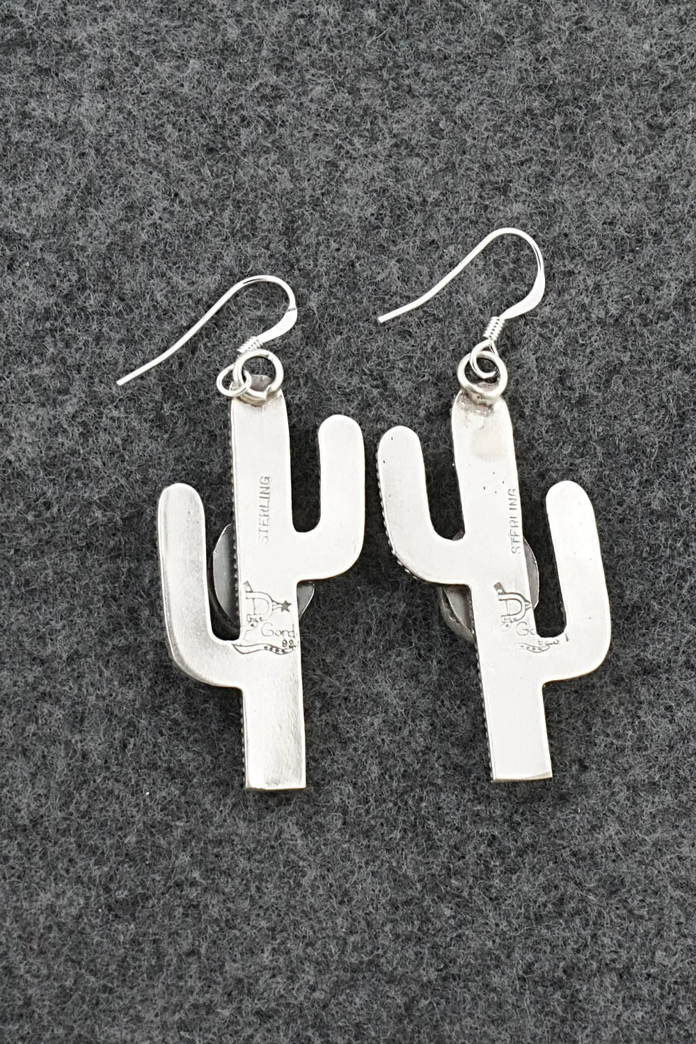 Turquoise & Sterling Silver Earrings - Annette Chiquito