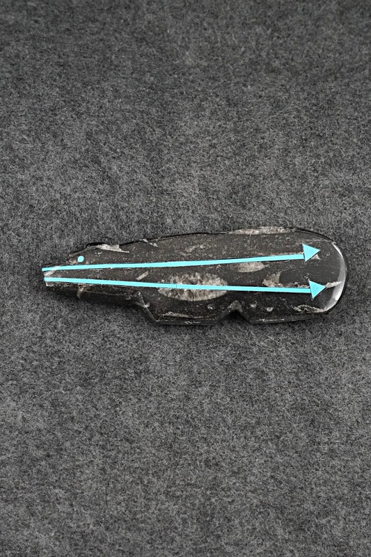 Bear Zuni Fetish Carving - Bernard Laiwakete