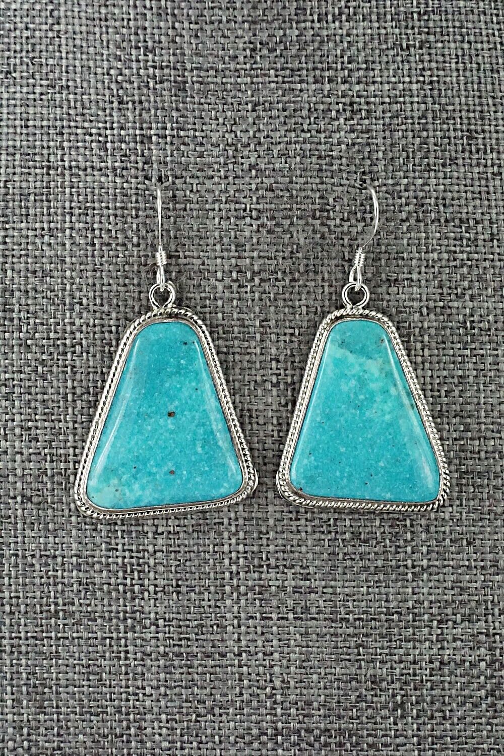 Turquoise and Sterling Silver Earrings - Sharon McCarthy