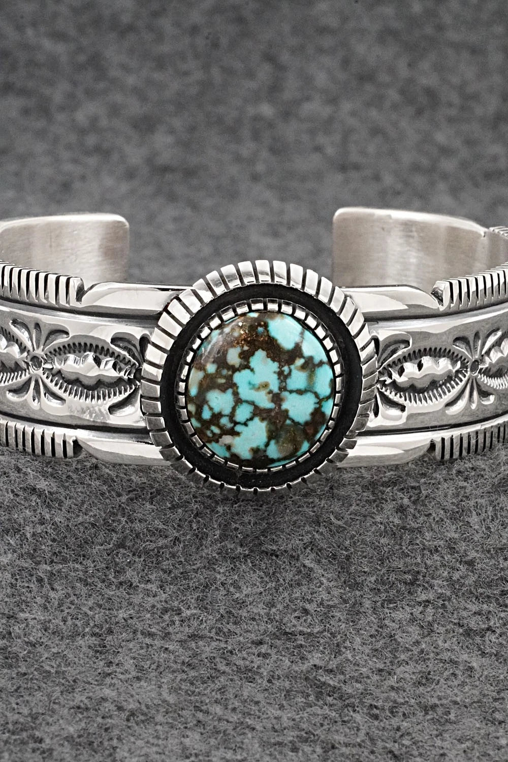 Turquoise & Sterling Silver Bracelet - Mark Yazzie