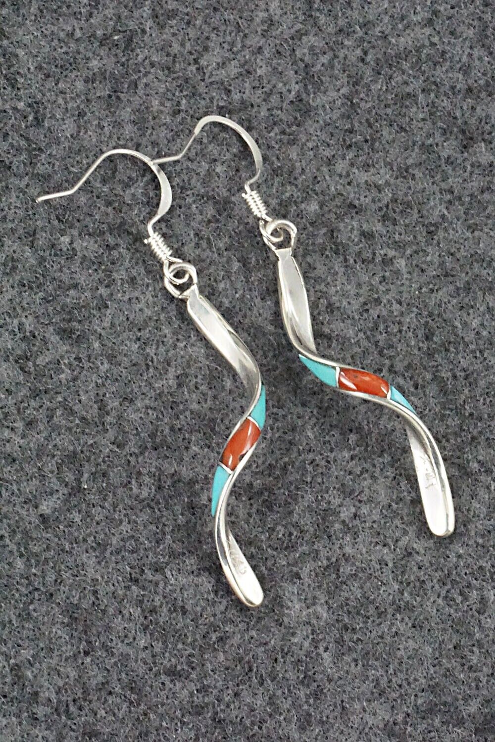Multi Stone & Sterling Silver Earrings - Ira Johnson