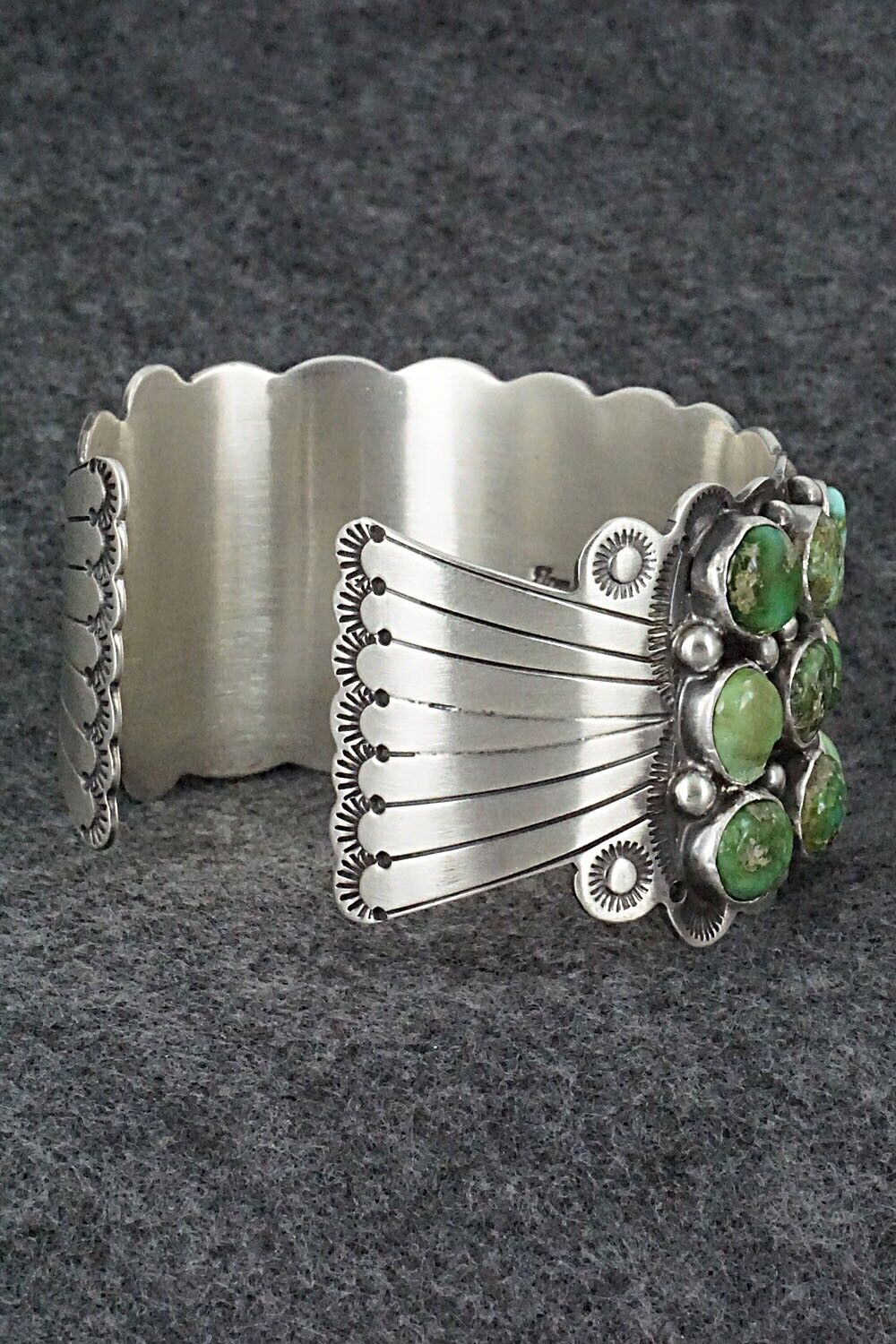 Turquoise & Sterling Silver Bracelet - Tom Lewis