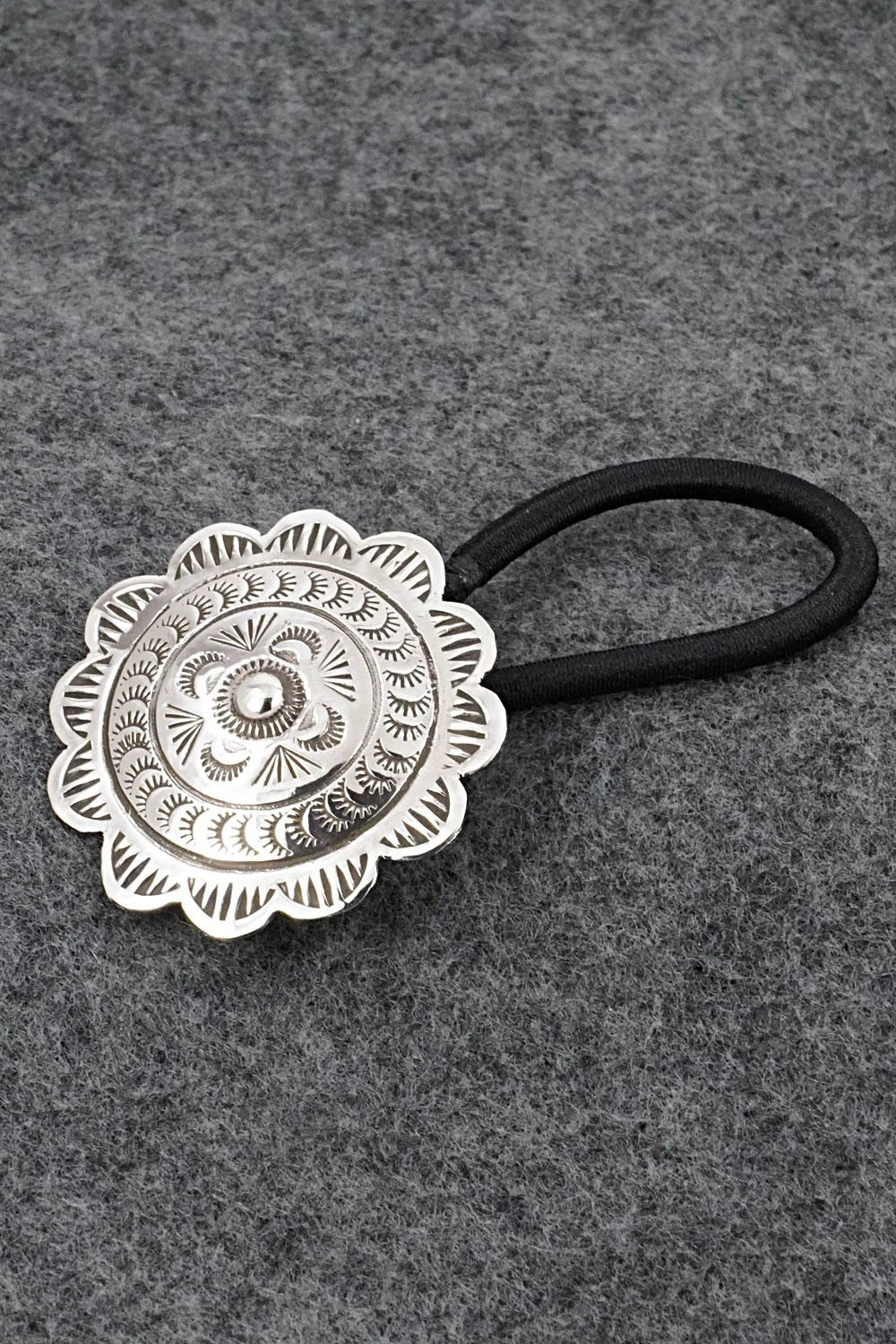 Sterling Silver Hair Tie - Bertha Begay