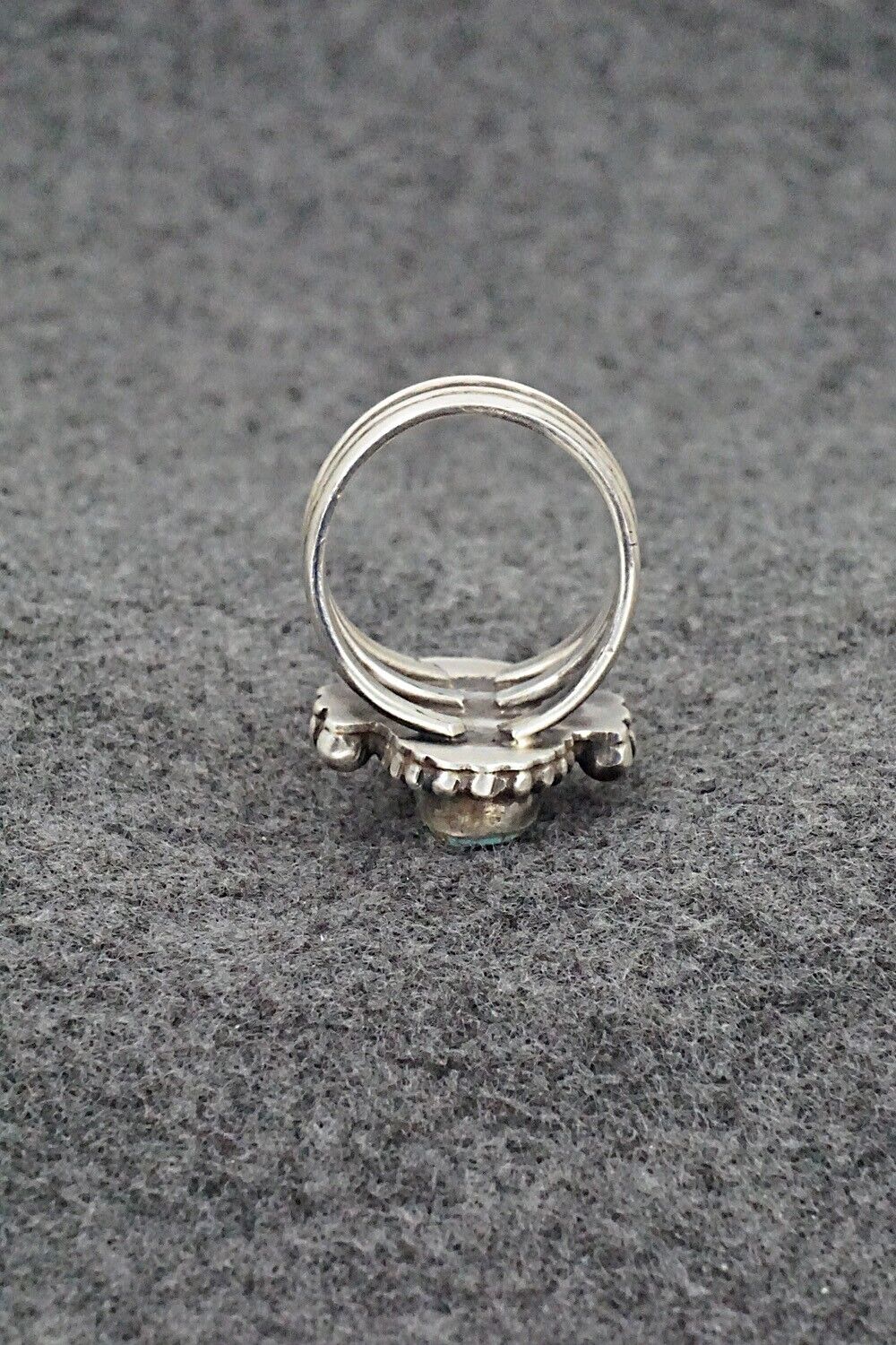 Turquoise & Sterling Silver Ring - Kathleen Livingston - Size 7