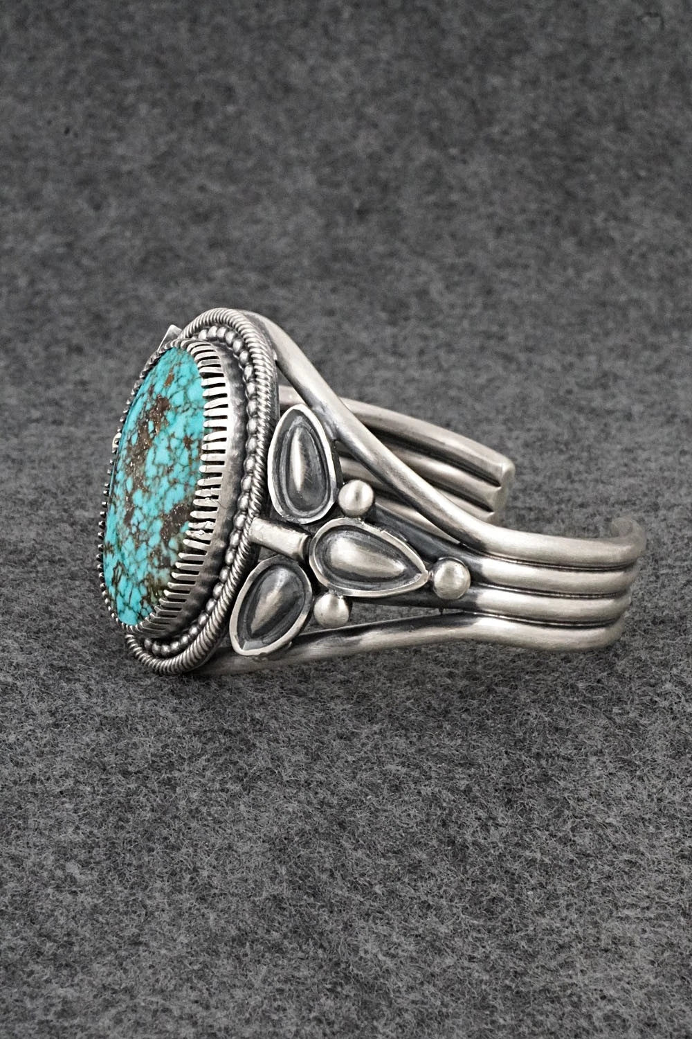 Turquoise & Sterling Silver Bracelet - Mark Yazzie