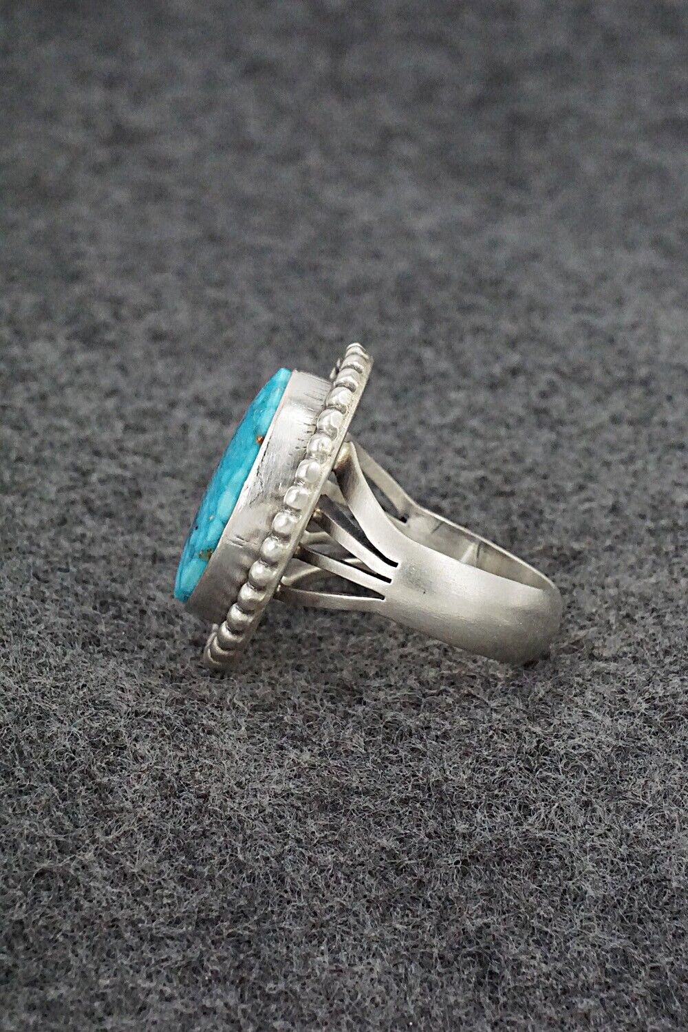 Turquoise & Sterling Silver Ring - Marita Benally - Size 8