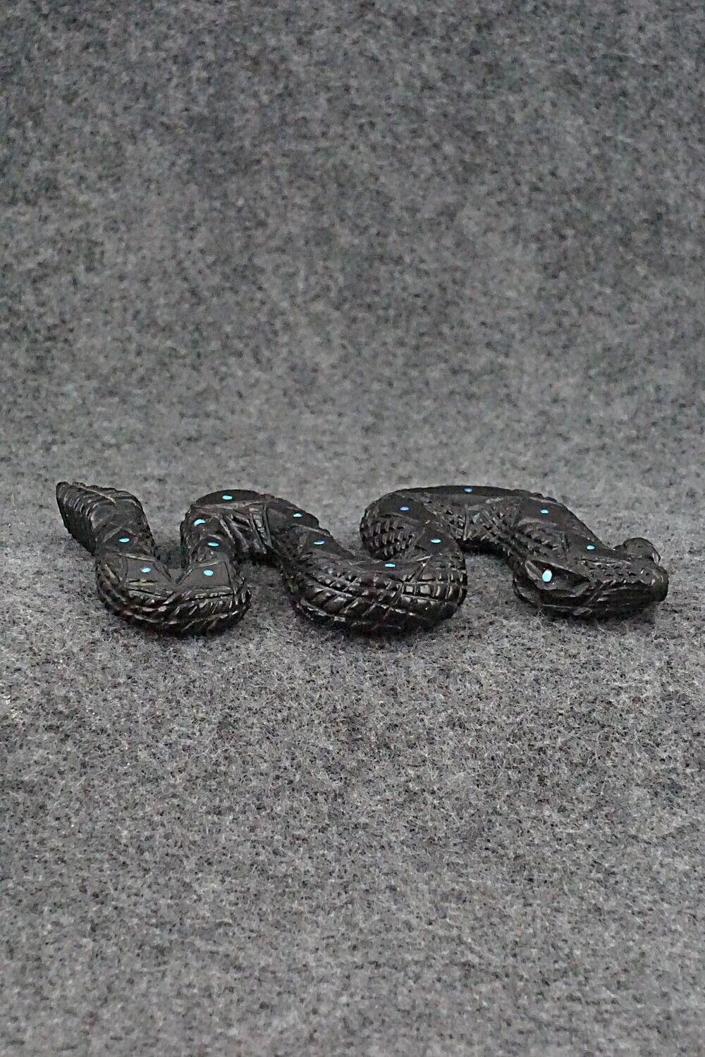 Rattlesnake Zuni Fetish Carving - Tony Mackel
