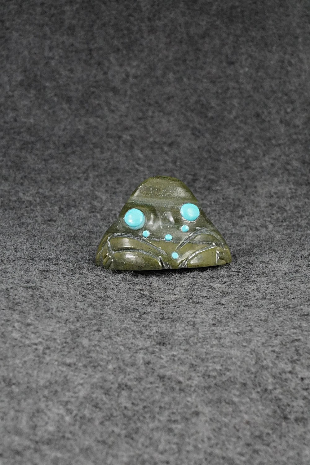 Frog Zuni Fetish Carving - Charlotte Blackgoat