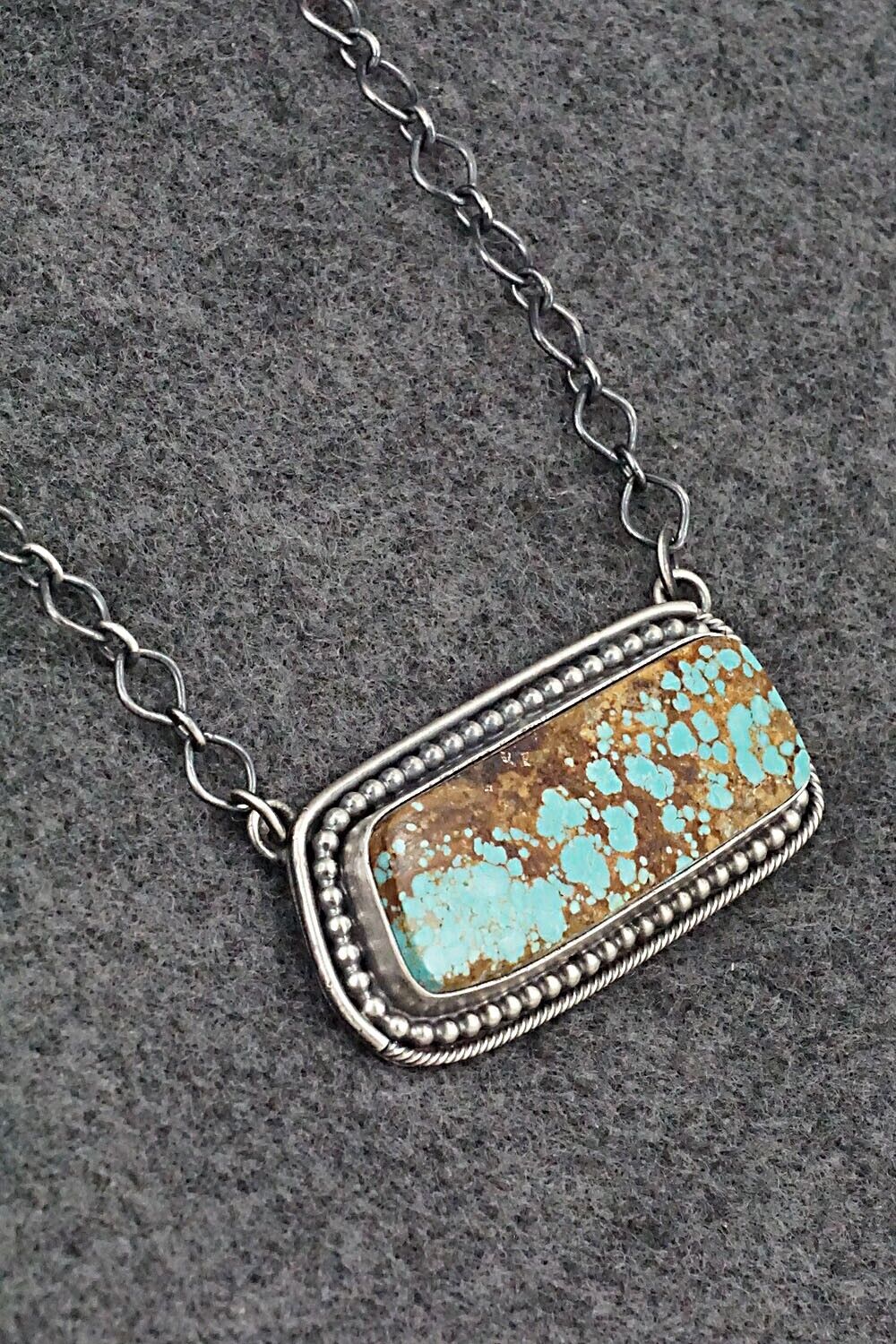 Turquoise & Sterling Silver Necklace - Darrin Livingston