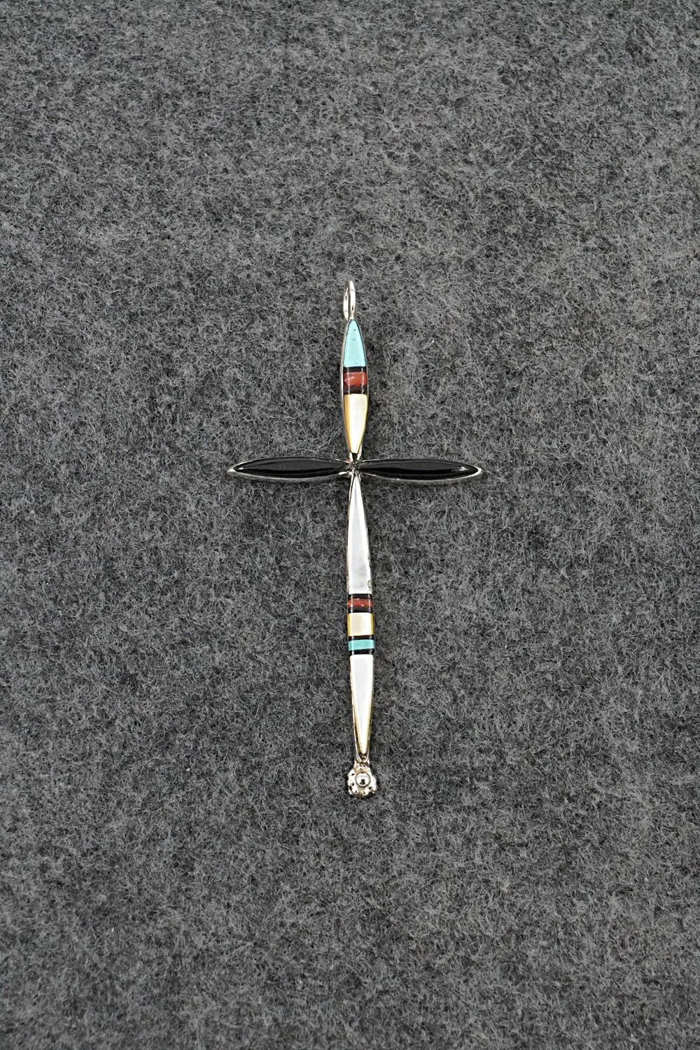 Multi-Stone & Sterling Silver Pendant - Sylvester Noche
