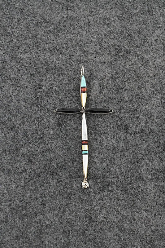 Multi-Stone & Sterling Silver Pendant - Sylvester Noche