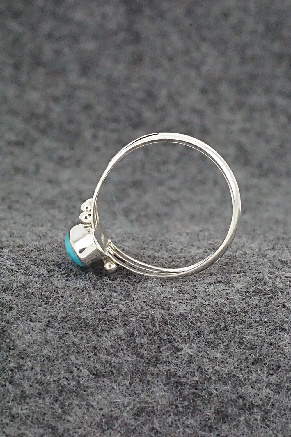 Turquoise & Sterling Silver Ring - Paige Gordon - Size 9
