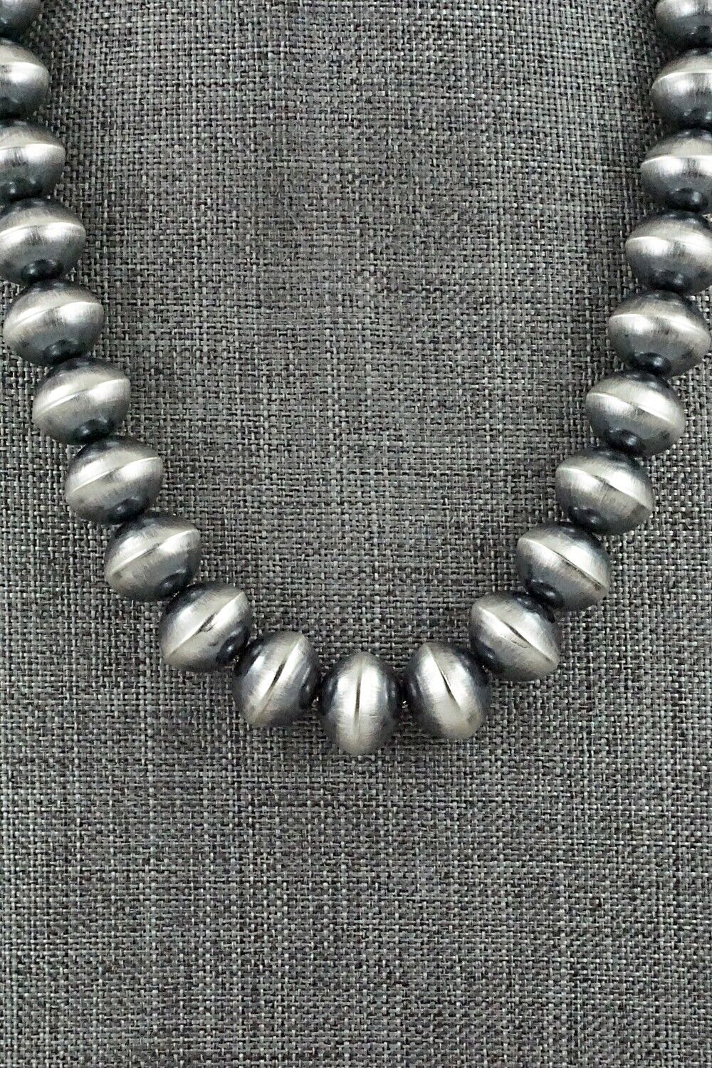 Sterling Silver Navajo Pearl Necklace 19" - Tonisha Haley