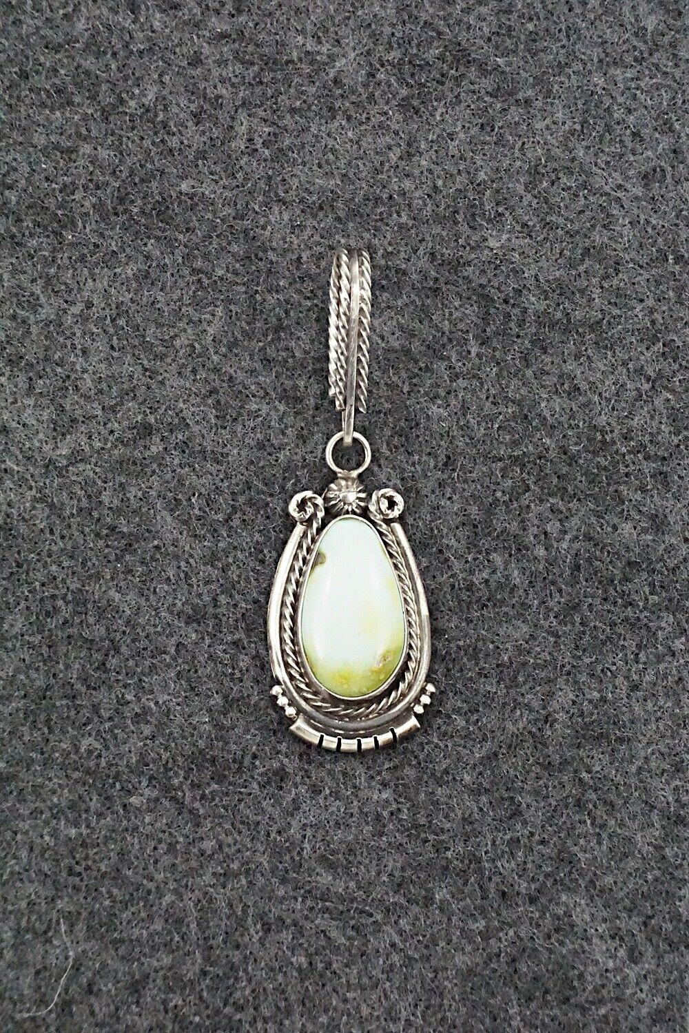 Variscite & Sterling Silver Pendant - Samuel Yellowhair