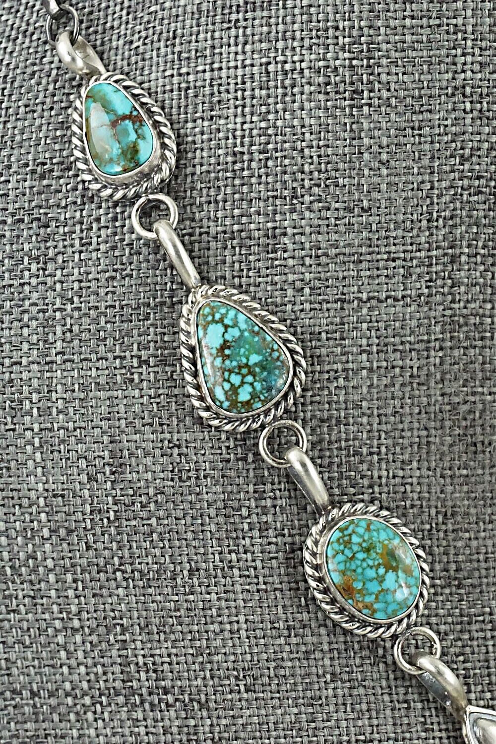 Turquoise & Sterling Silver Necklace - Derrick Gordon