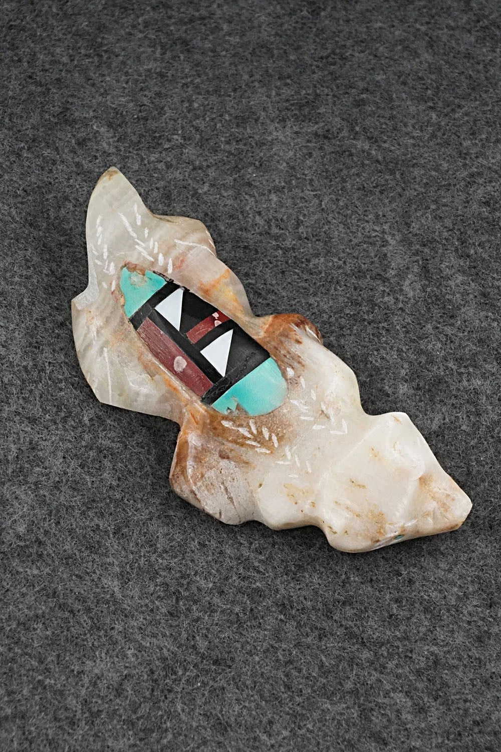 Badger Zuni Fetish Carving - Steven Natachu