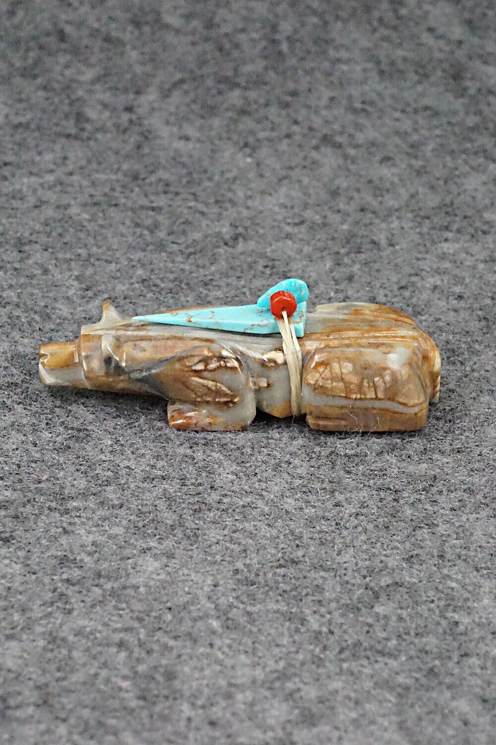 Badger Zuni Fetish Carving - Alex Tsethlikai
