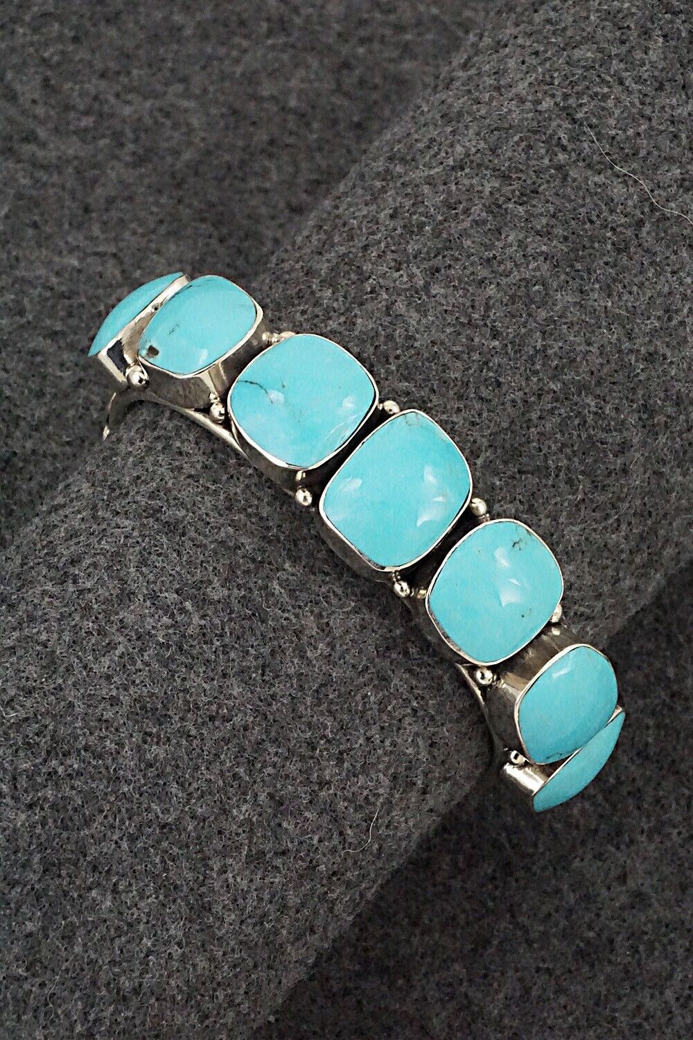 Turquoise & Sterling Silver Bracelet - Irvin Tsosie