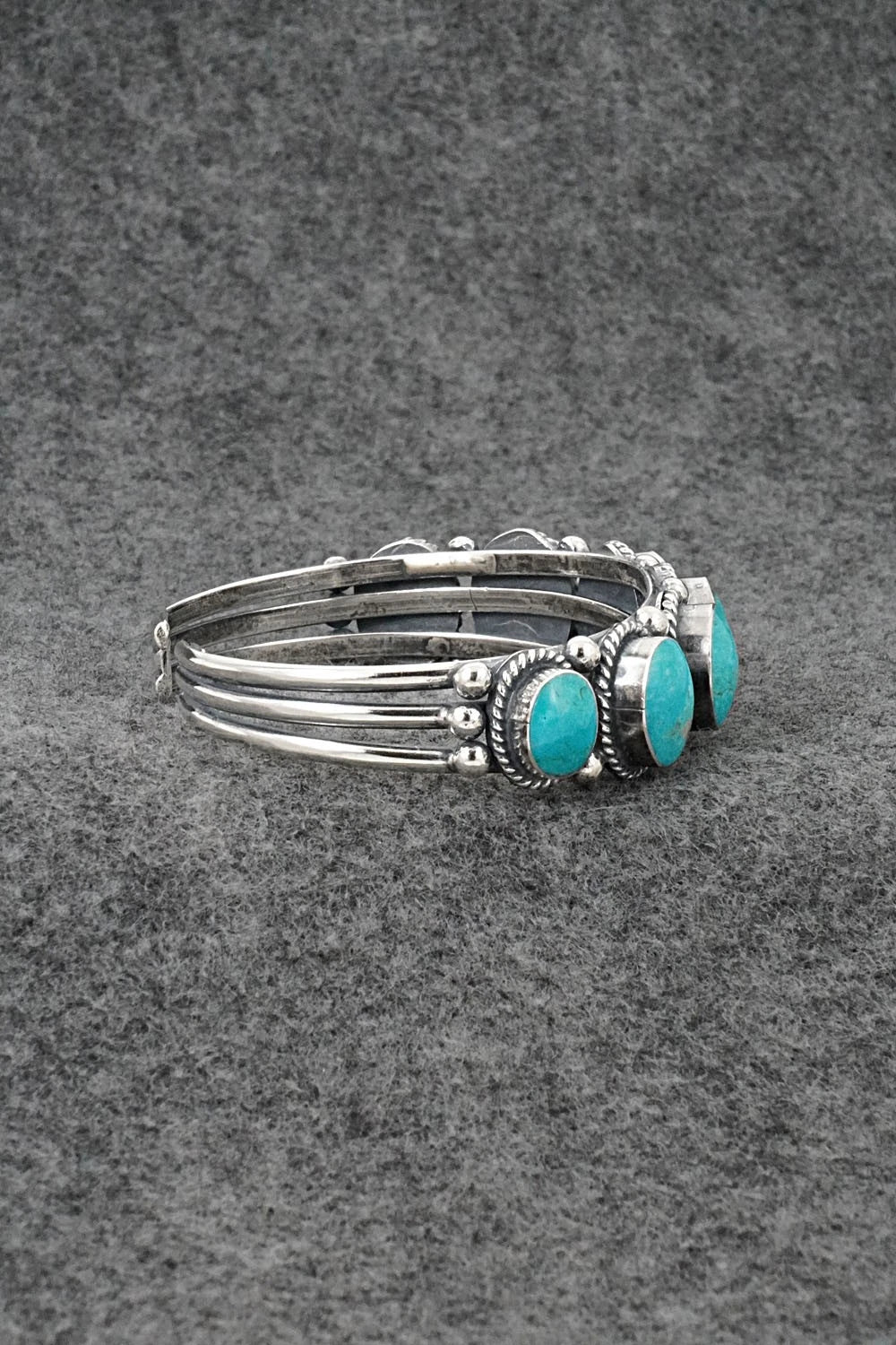 Turquoise & Sterling Silver Bracelet - Albert Smith