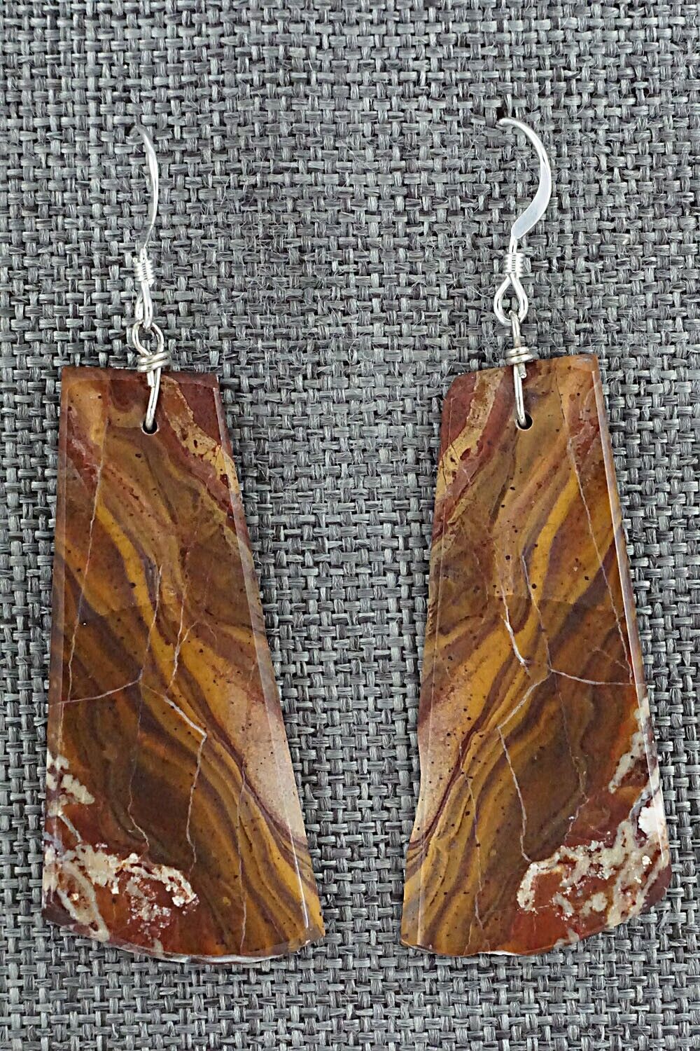 Wild Horse & Sterling Silver Earrings - Francis Garcia