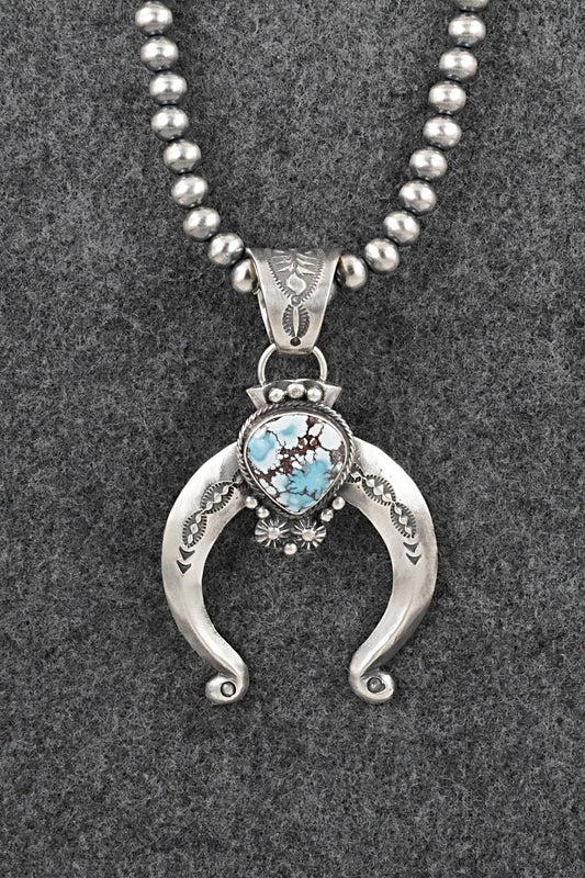 Turquoise & Sterling Silver Necklace - Samuel Yellowhair
