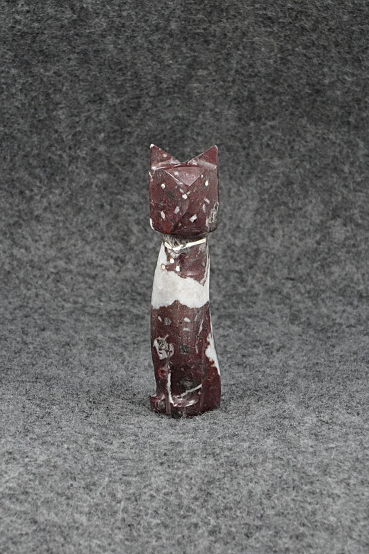Cat Zuni Fetish Carving - Kenny Chavez