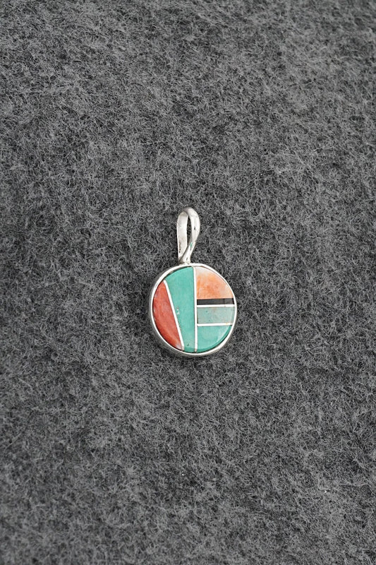 Multi-Stone & Sterling Silver Pendant - Joseph Martinez
