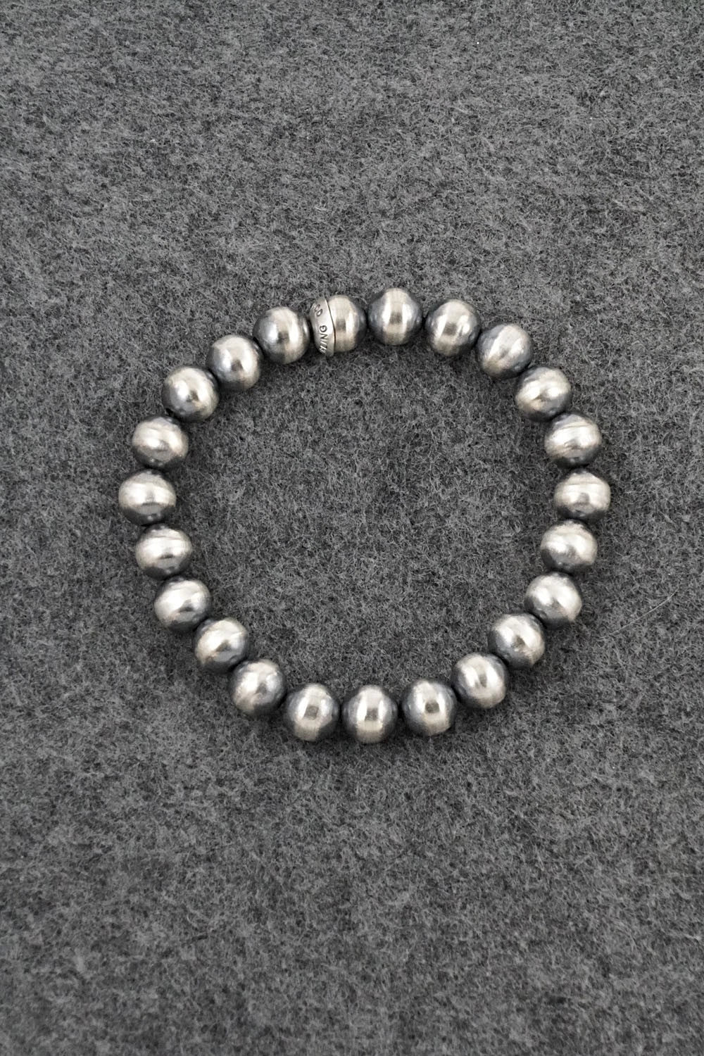 Sterling Silver Navajo Pearl Bracelet - Bryannen Halwood