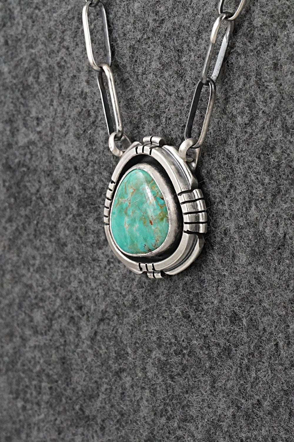 Turquoise & Sterling Silver Necklace - Daniel Benally