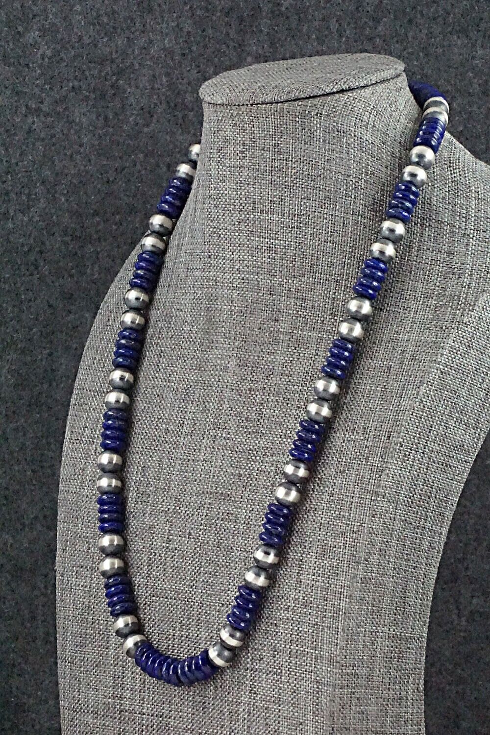 Lapis & Sterling Silver Necklace - Doreen Jake