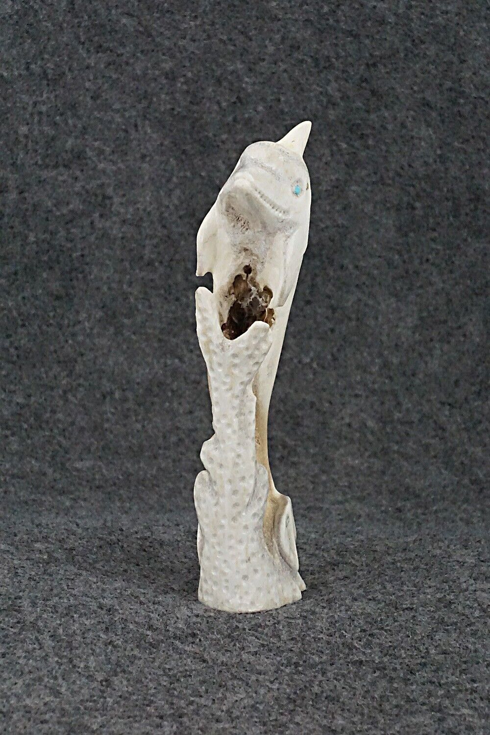 Dolphin Zuni Fetish Carving - Maxx Laate