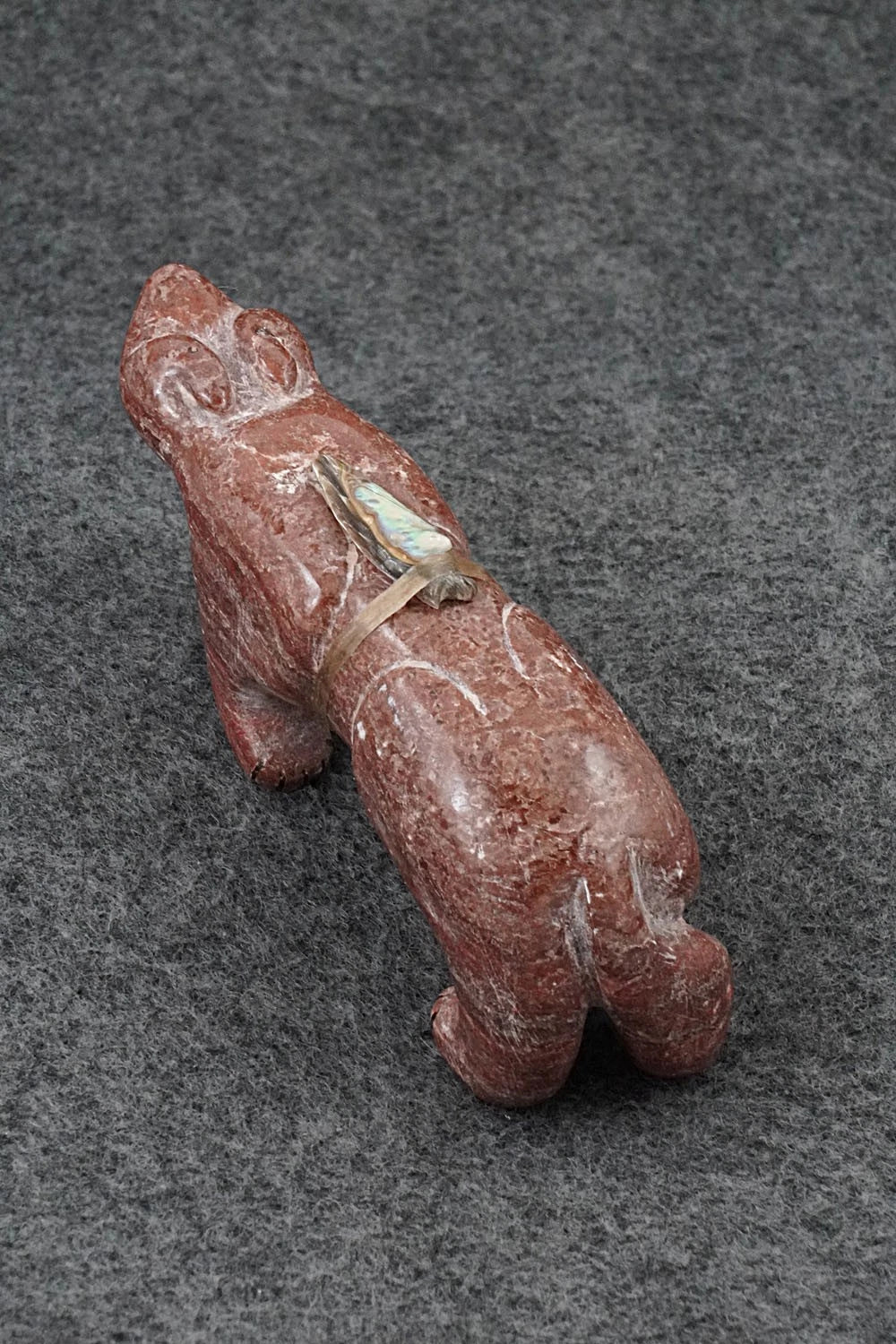 Mountain Lion Zuni Fetish Carving - Rick Kallestewa