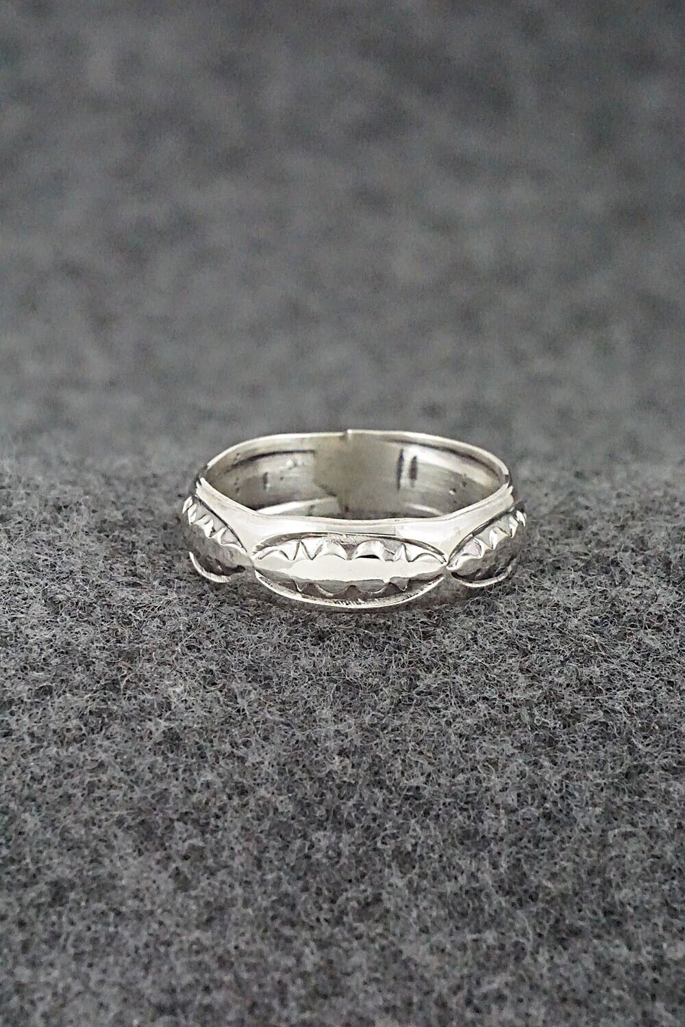 Sterling Silver Ring - Elaine Tahe - Size 8