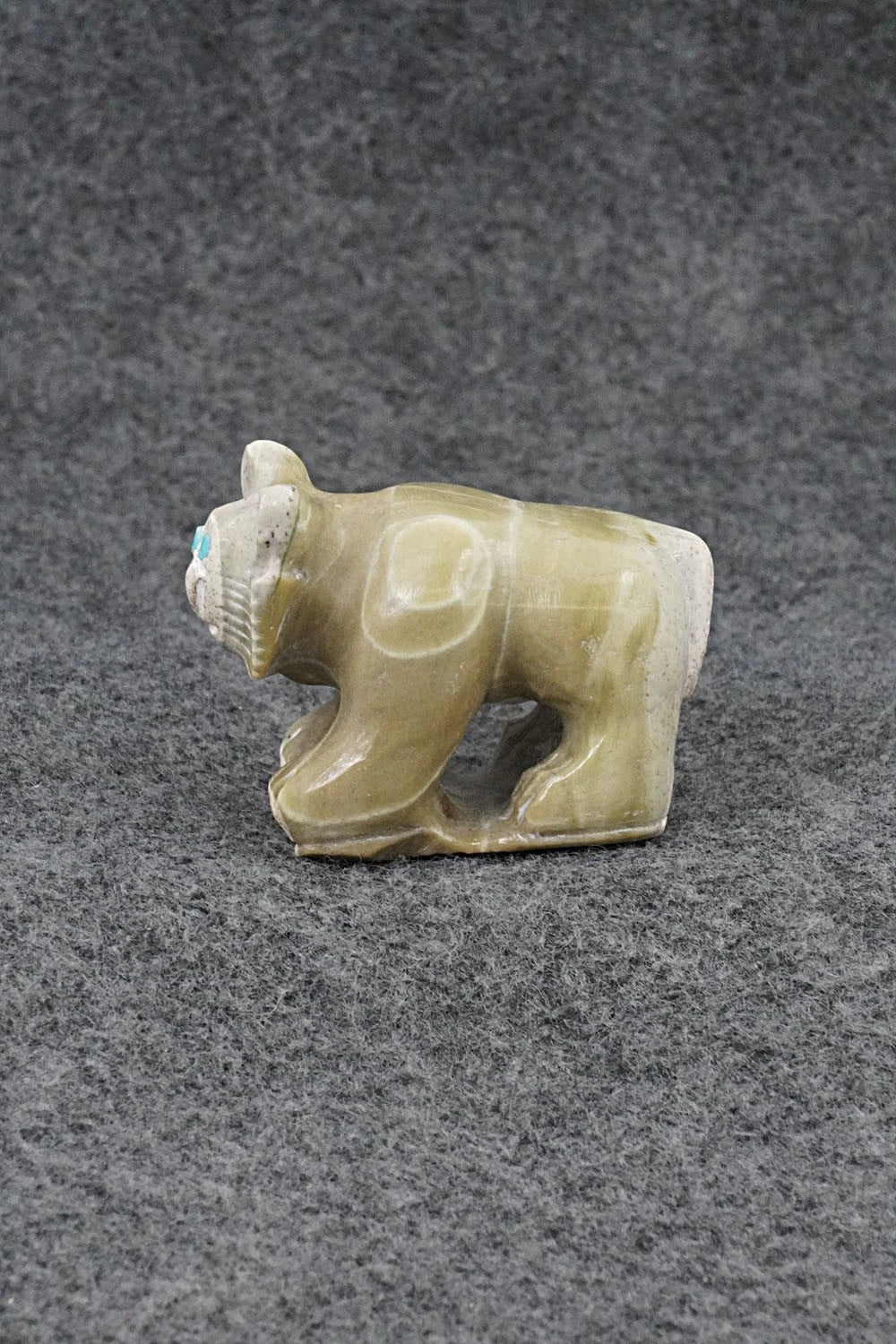 Bobcat Zuni Fetish Carving - Colton Kaamasee