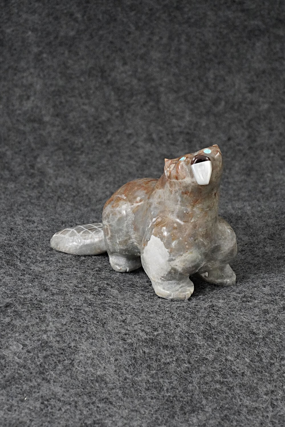 Beaver Zuni Fetish Carving - Freddie Leekya
