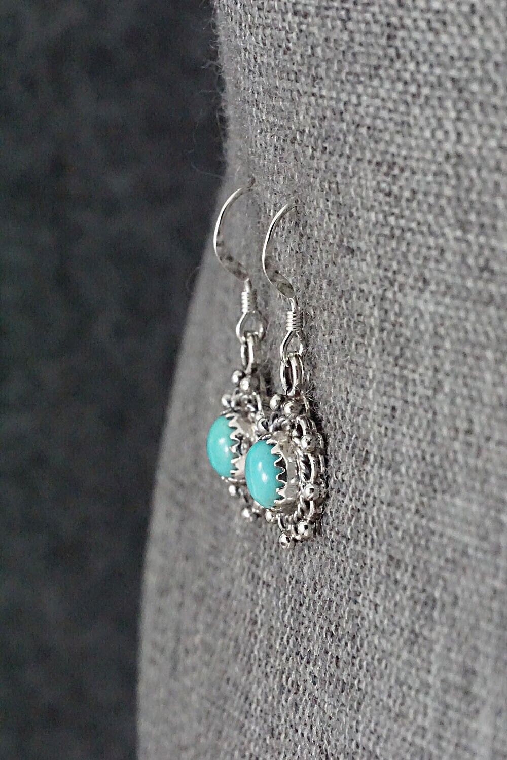 Turquoise & Sterling Silver Earrings - Emery Spencer