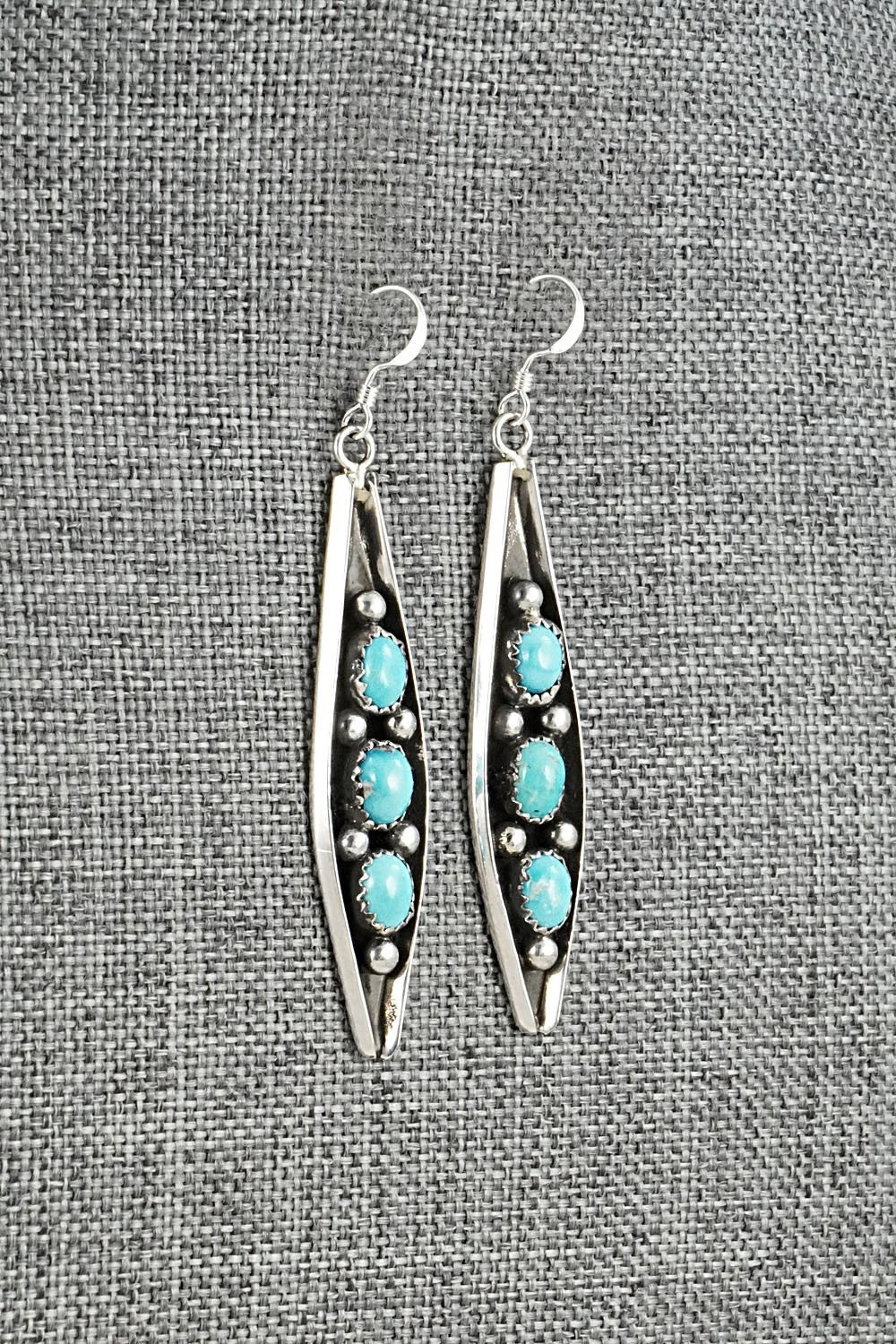 Turquoise & Sterling Silver Earrings - Paul Largo