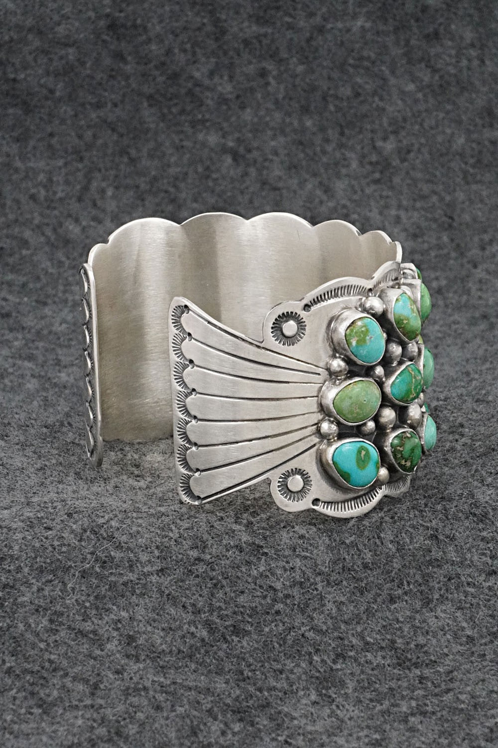Turquoise & Sterling Silver Bracelet - Tom Lewis