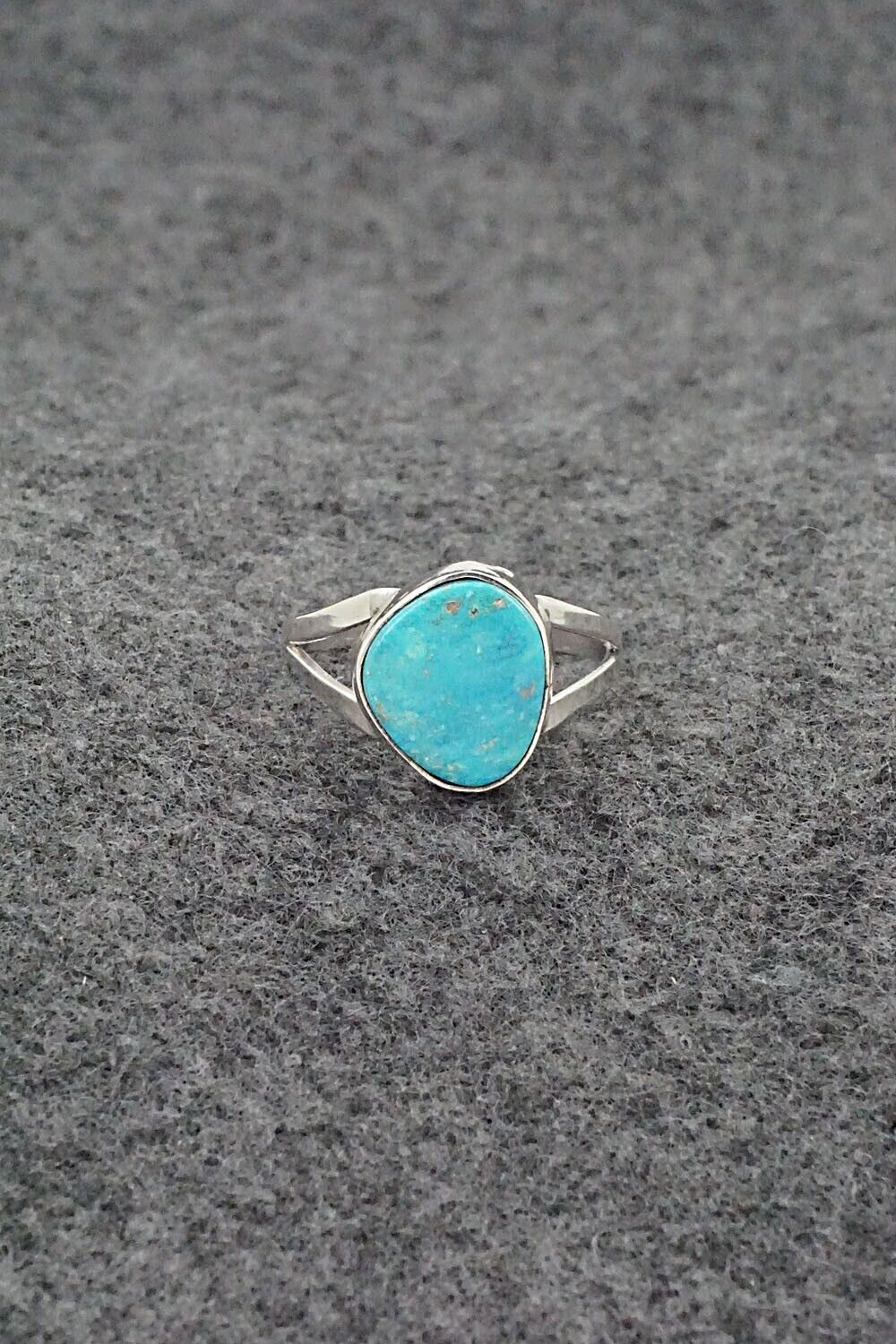 Turquoise & Sterling Silver Ring - Theresa Smith - Size 7