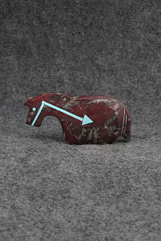 Horse Zuni Fetish Carving - Bernard Laiwakete