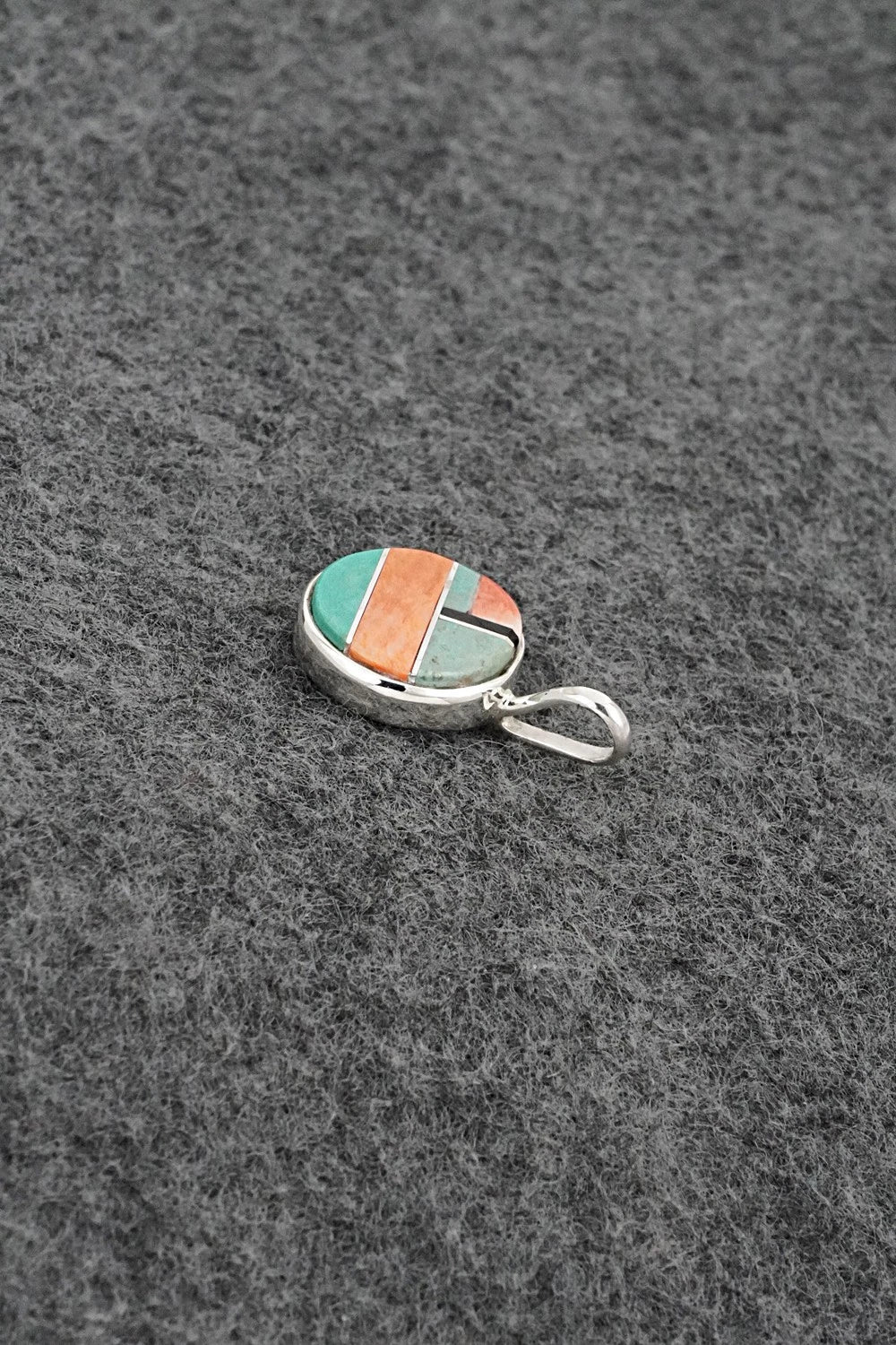 Multi-Stone & Sterling Silver Pendant - Joseph Martinez