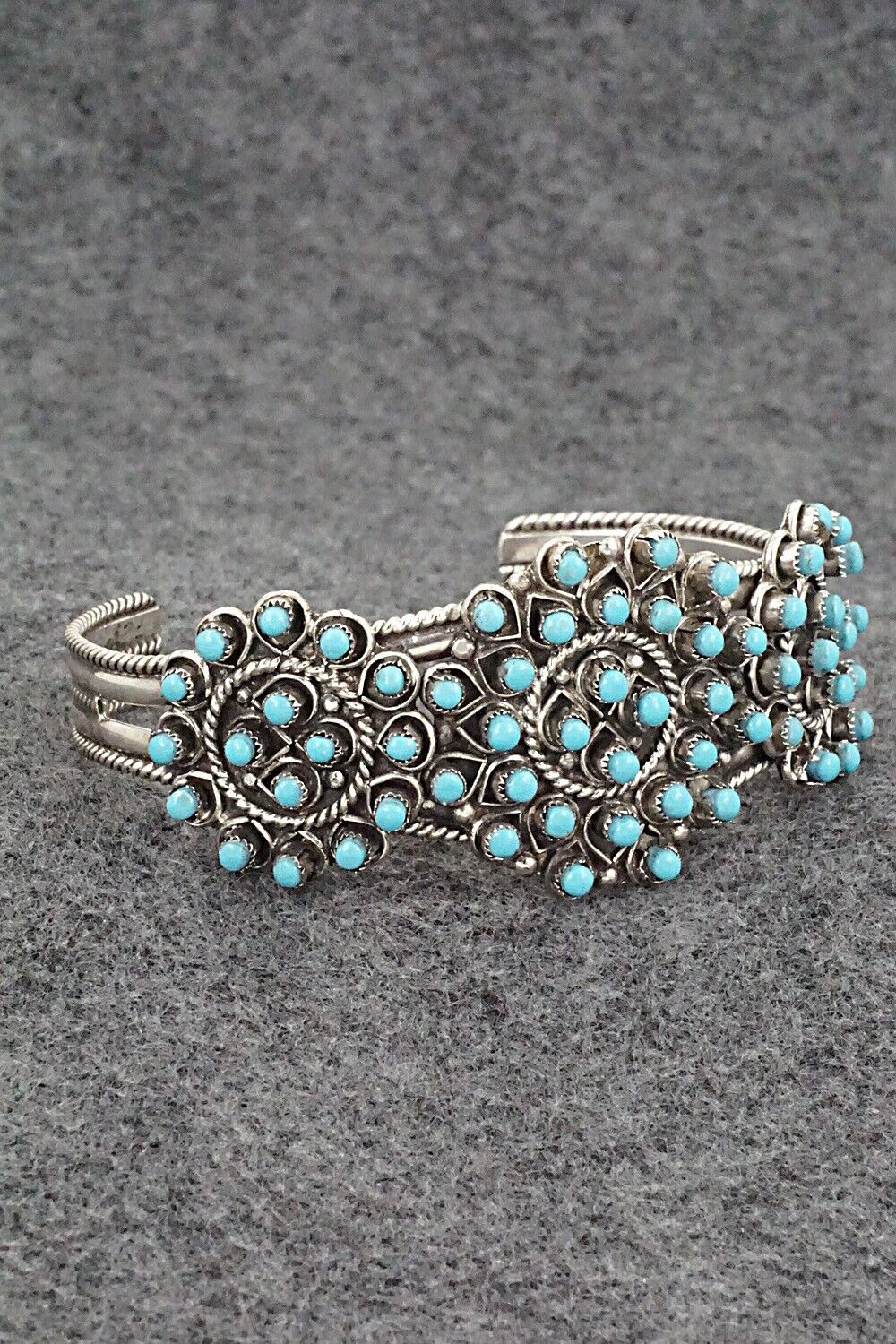 Turquoise & Sterling Silver Bracelet - Wayne Johnson