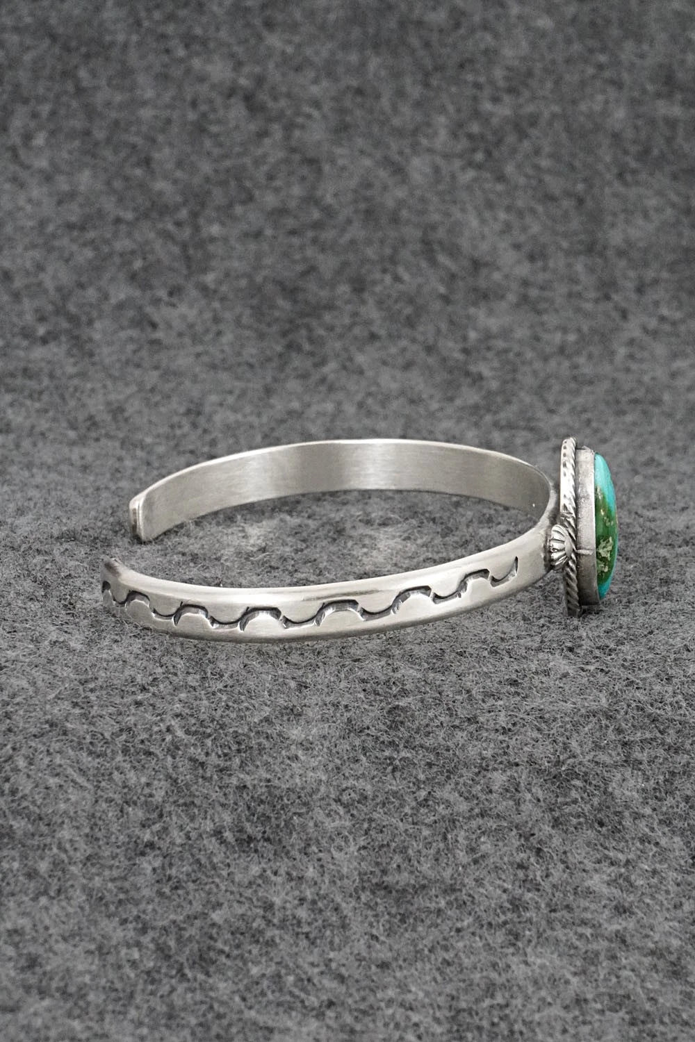 Turquoise & Sterling Silver Bracelet - Samuel Yellowhair
