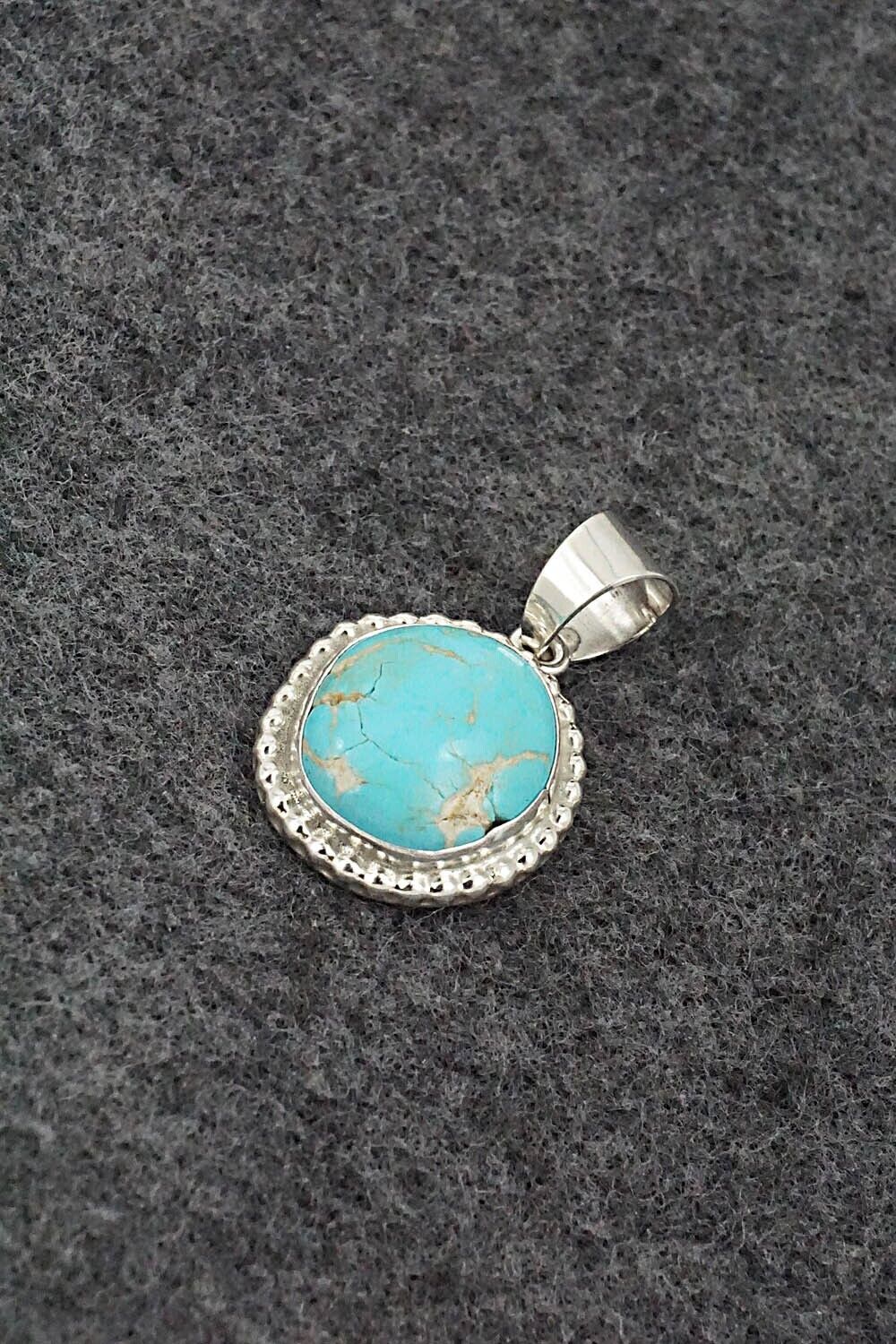 Turquoise & Sterling Silver Pendant - Byron Begay