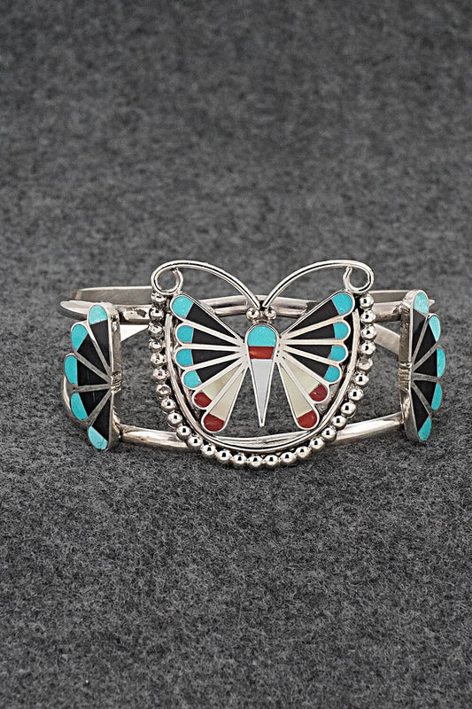 Multi-Stone & Sterling Silver Bracelet - Adrian Wallace