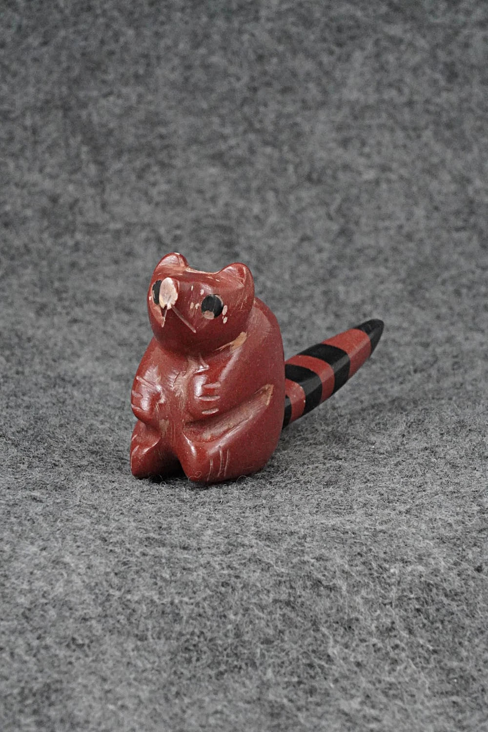 Raccoon Zuni Fetish Carving - Justin Red Elk