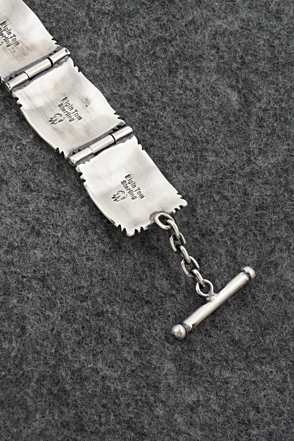 Sterling Silver Link Bracelet - Elgin Tom