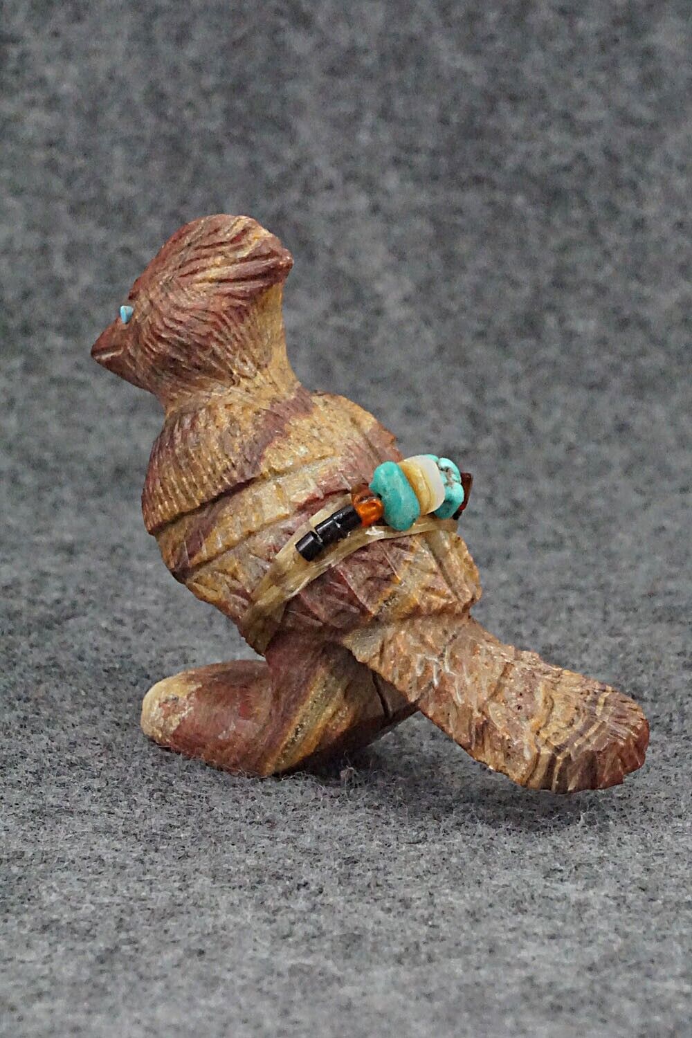 Roadrunner Zuni Fetish Carving - Douglas Martza